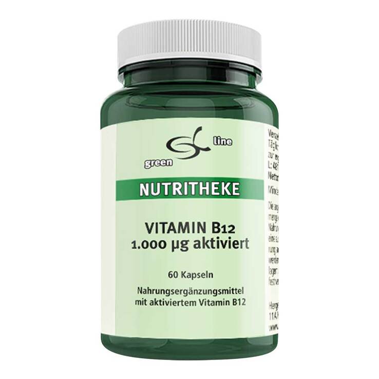 Vitamin B12 1.000 µg aktiviert Kapseln, 60 St