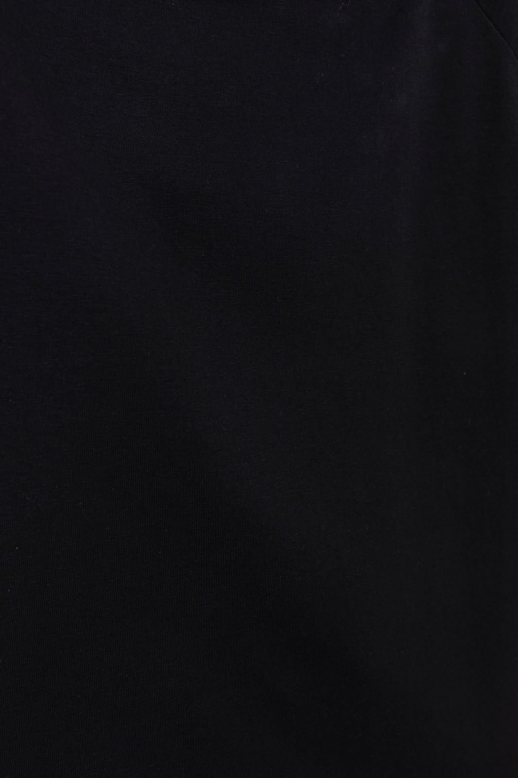 Zwart T-shirt met vierkante hals