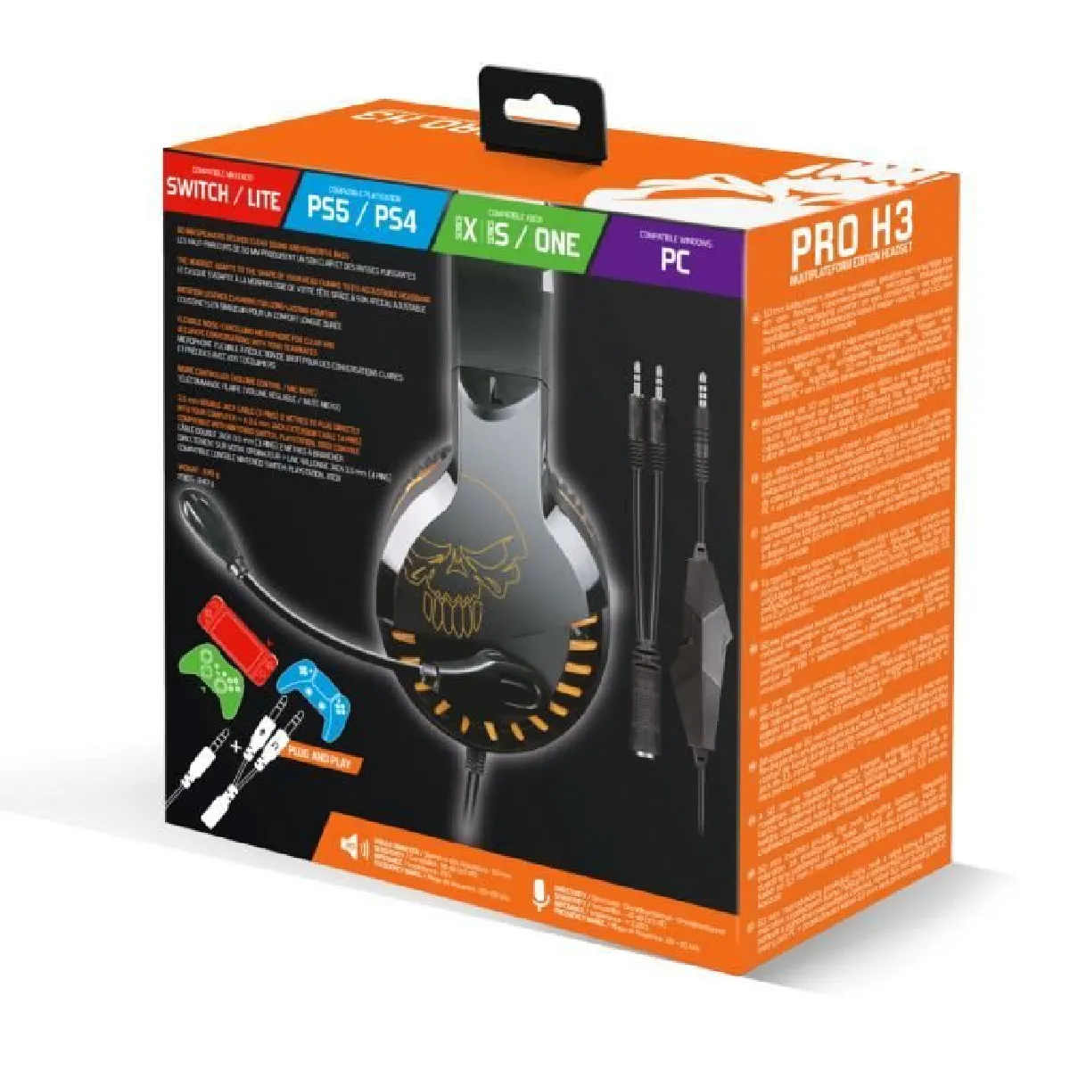 Spirit of Gamer Pack Casque PRO-H3 + Manette