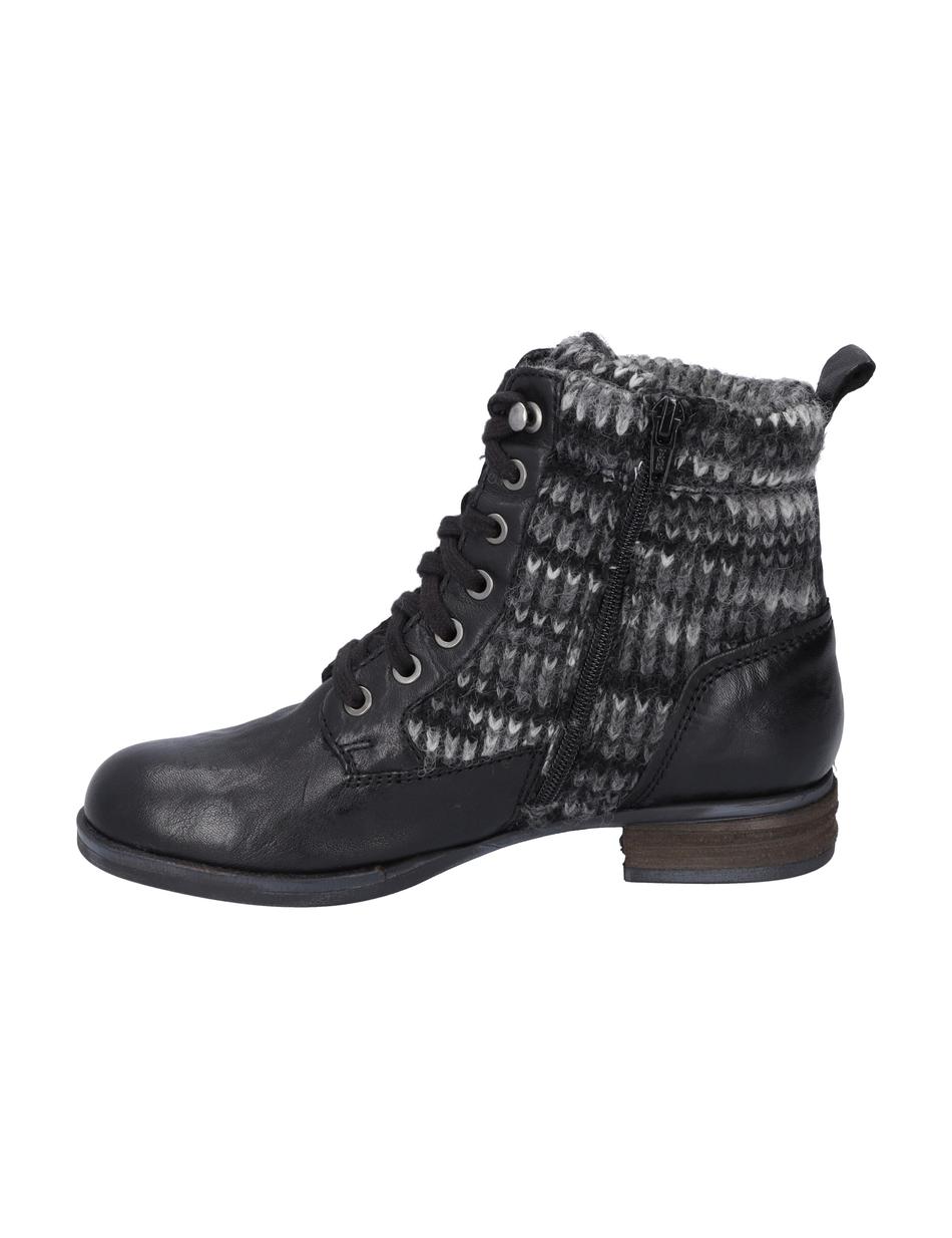 Stiefelette Sanja 17, schwarz-kombi