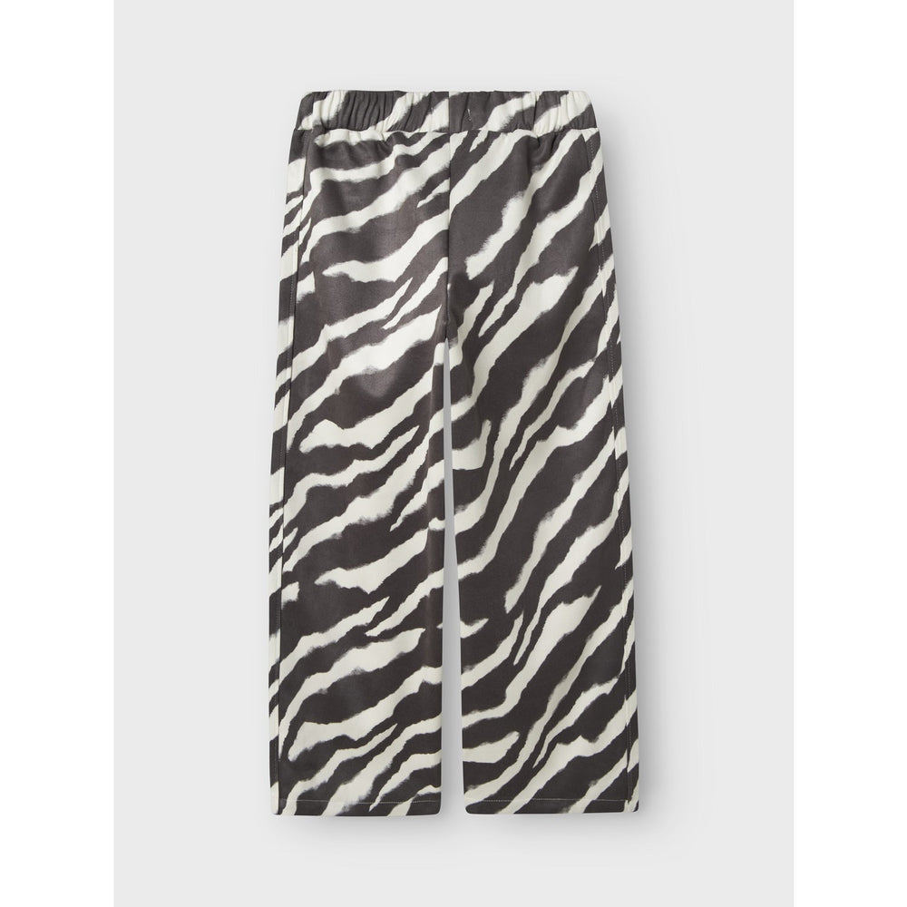 Køb Name It Black Zebra Nkfofelias Wide Bukser