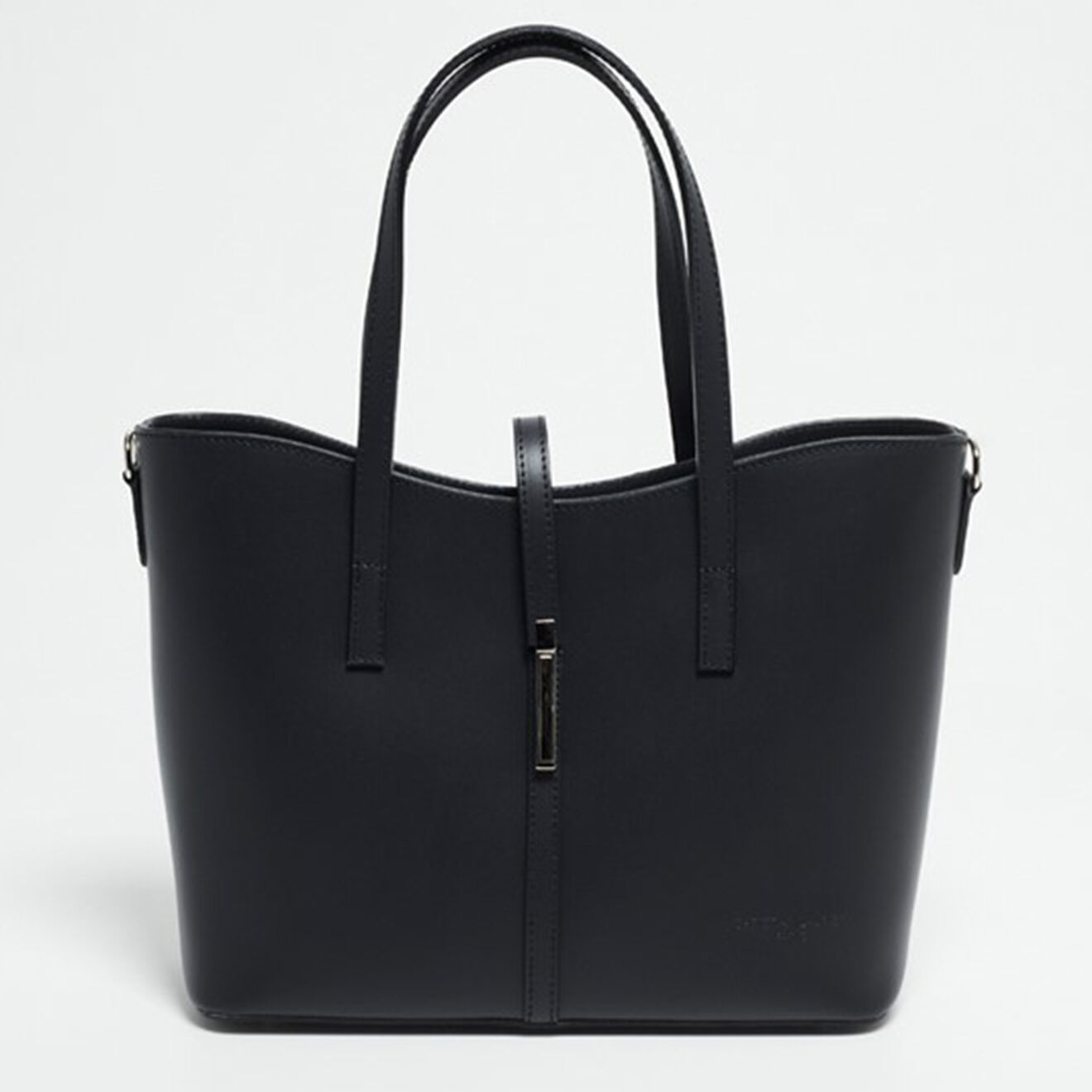 Christian Laurier Sac cabas en Cuir Cécile  noir - 31x26.50x13.5 cm