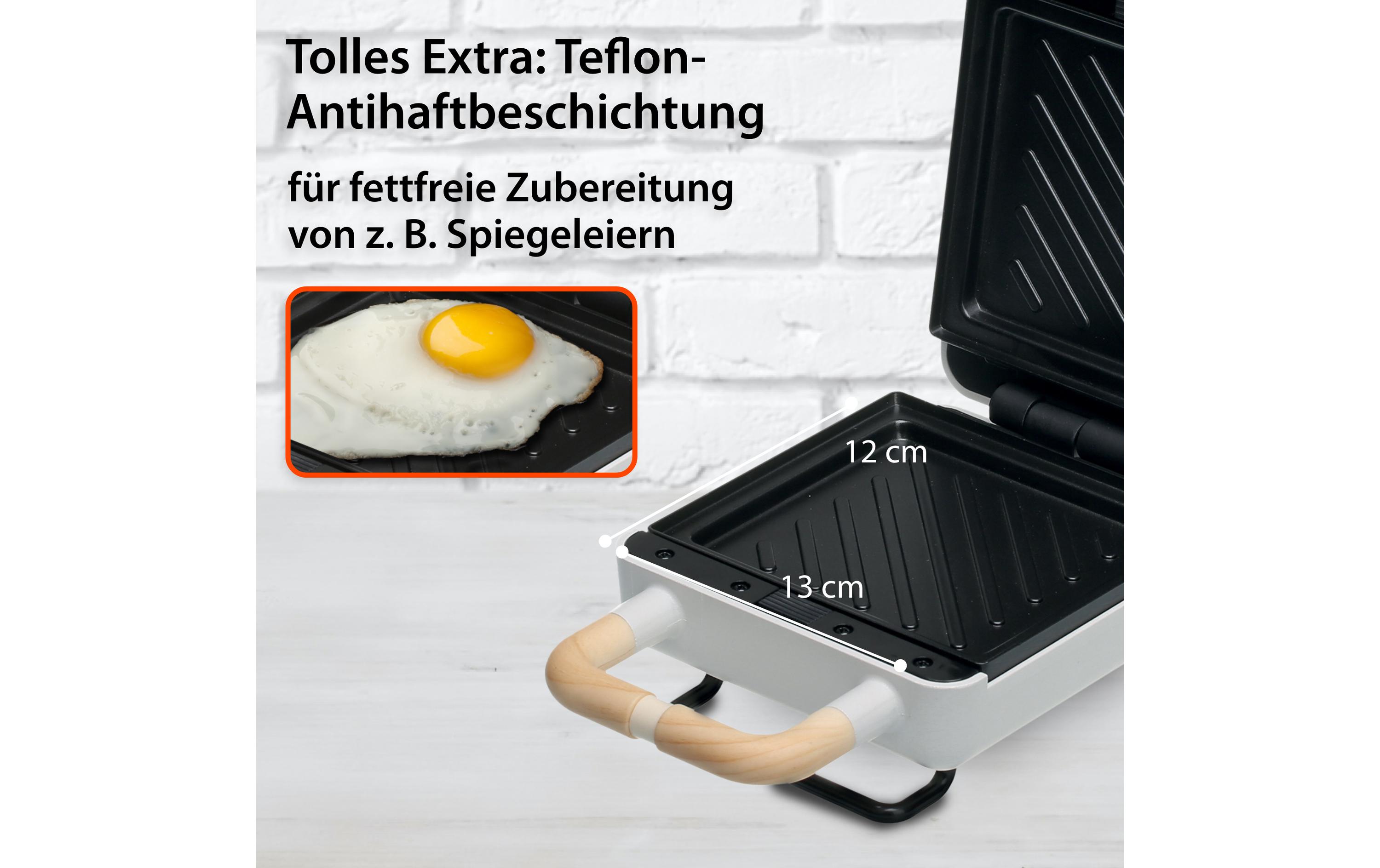 Waffeleisen WeissWaffeleisen mit Sandwichmaker