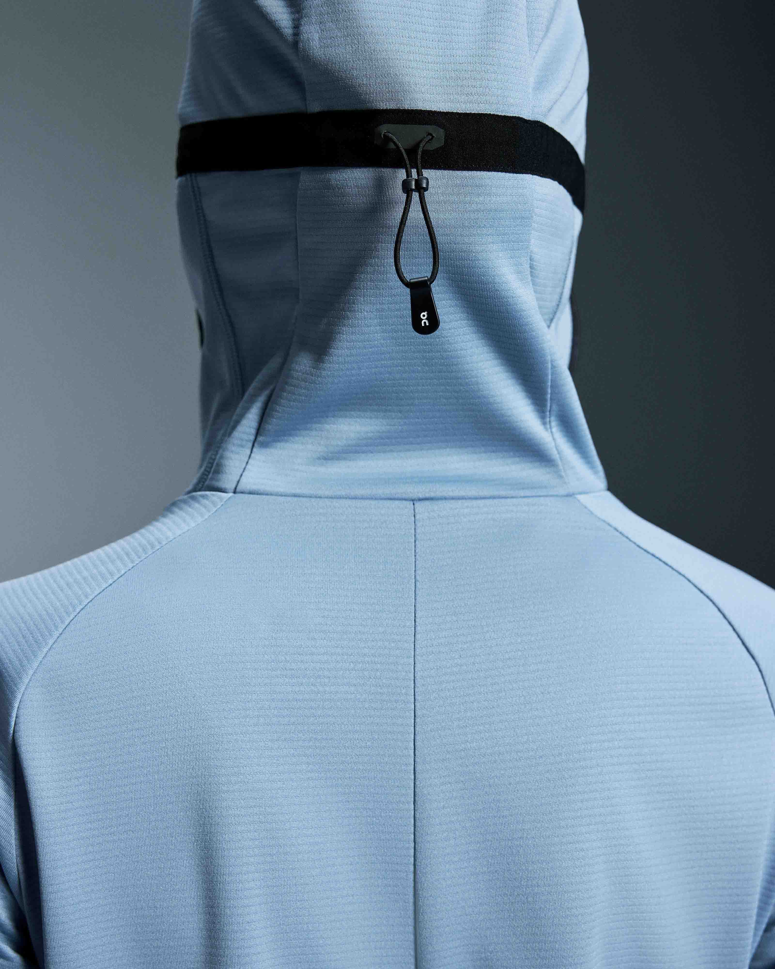 Climate Zip Hoodie Dame Chambray