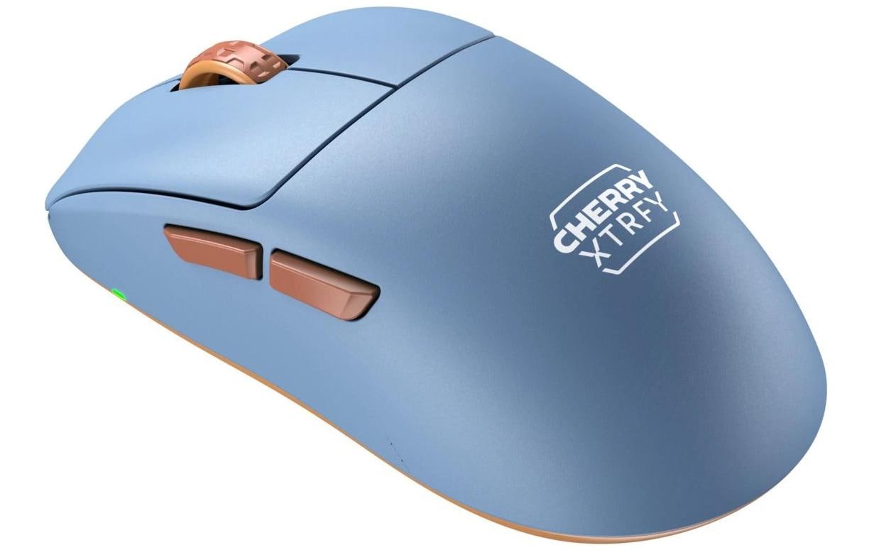 Gaming-Maus XTRFY M68 Blau<br>Ultraschnelle ergonomische Gaming-Maus