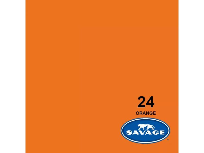 Savage Hintergrund Papier 2.72 x 11m Orange Das Hintergrundpapier von Savage