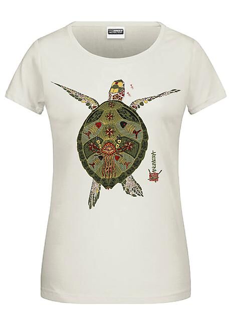 KANUMERA - T-SHIRT ORIGINE TORTUE FEMME