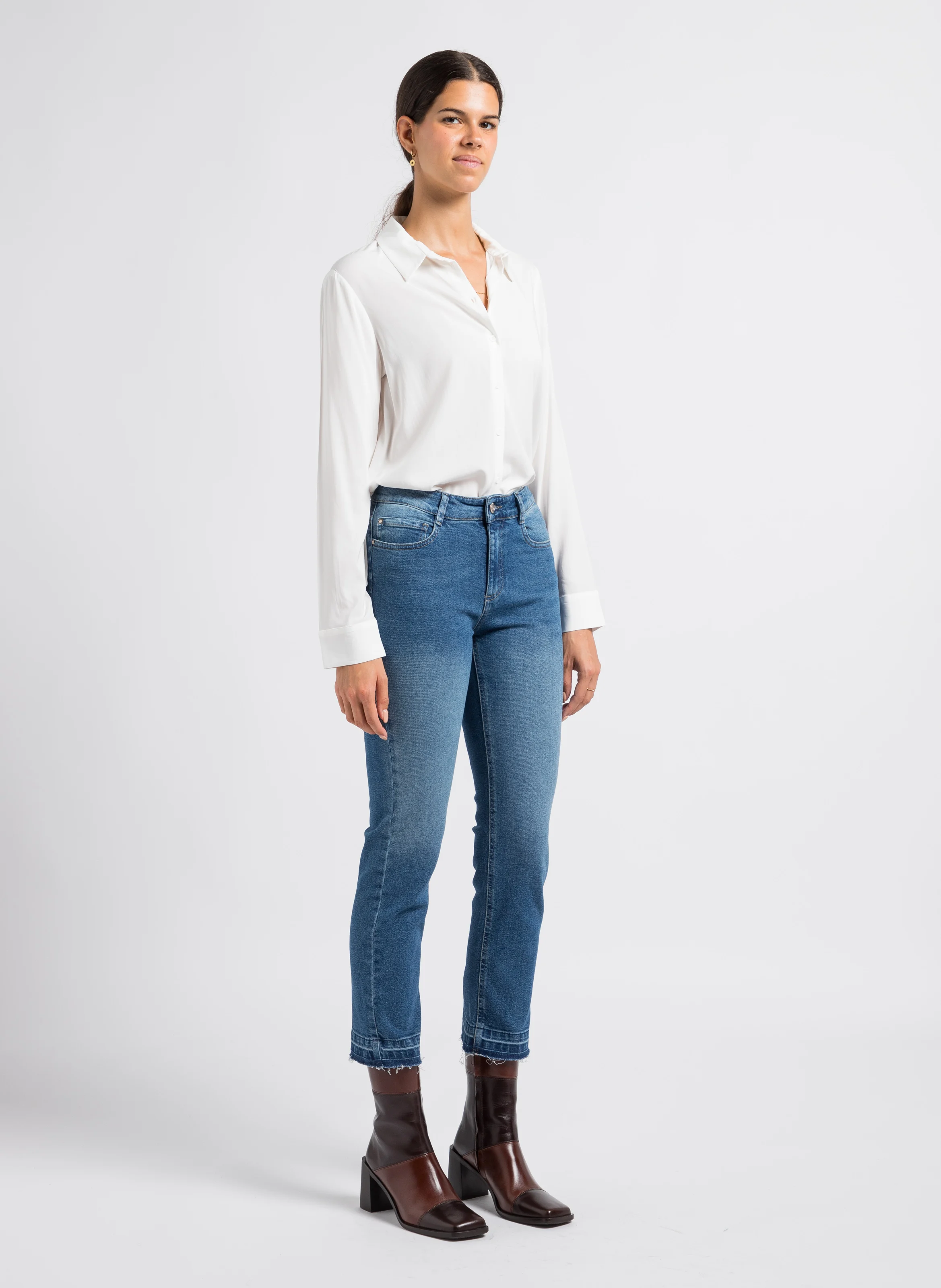 MILLY - Chemise col classique| Blanc