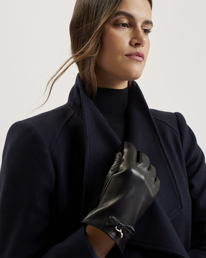 Ted Baker SHERYYS Bow Detail Gloves Black