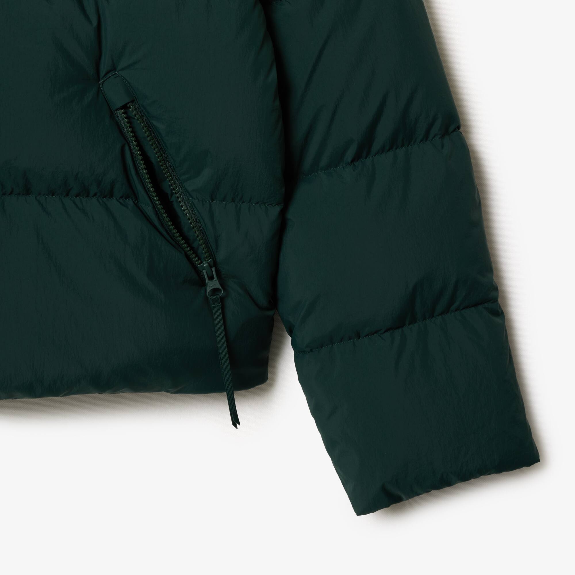 Doudoune à capuche relaxed fit duvet Vert sinople