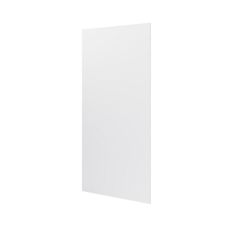 Panneau de finition îlot Goodhome Garcinia gris clair brillant H. 89 cm x l. 200 cm x Ep. 18 mm