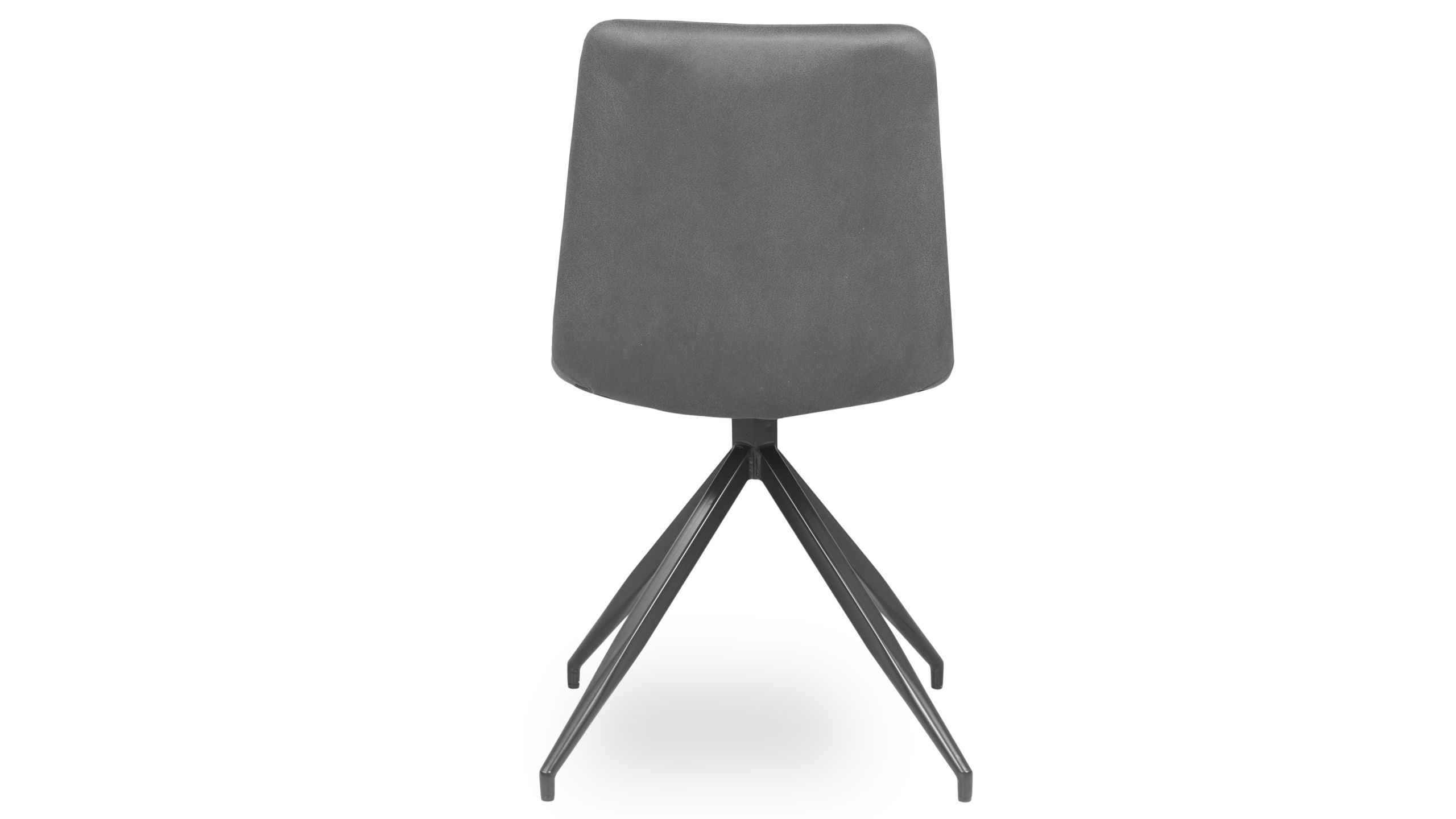 Eetkamerstoel - microvezel antraciet Bradley B45 x D52 x H86 cm