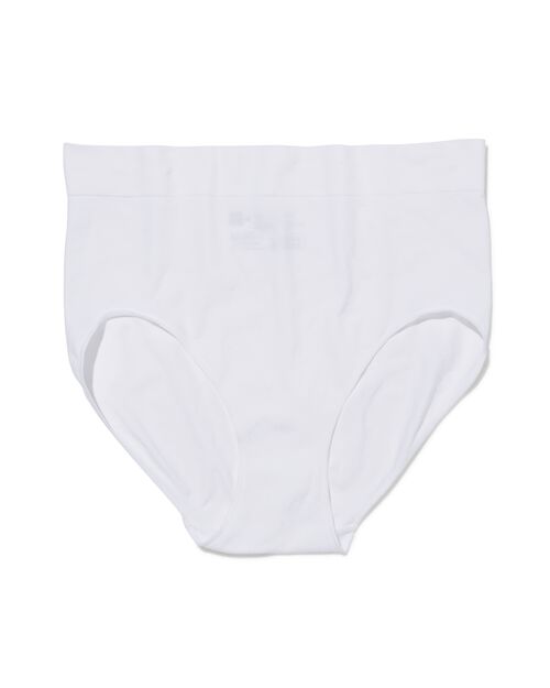 slip sans coutures femme blanc