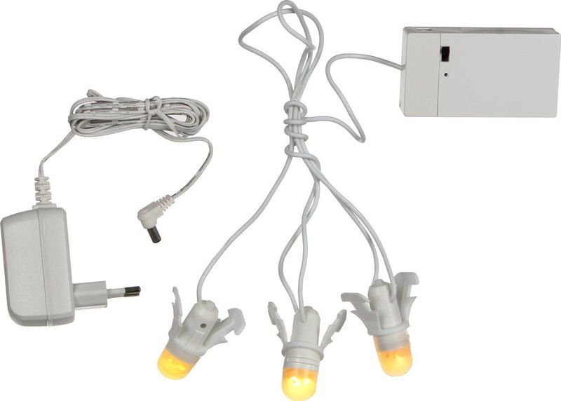 Luville - General - Light Bulb Chain - 3 Stuks - Met Adapter