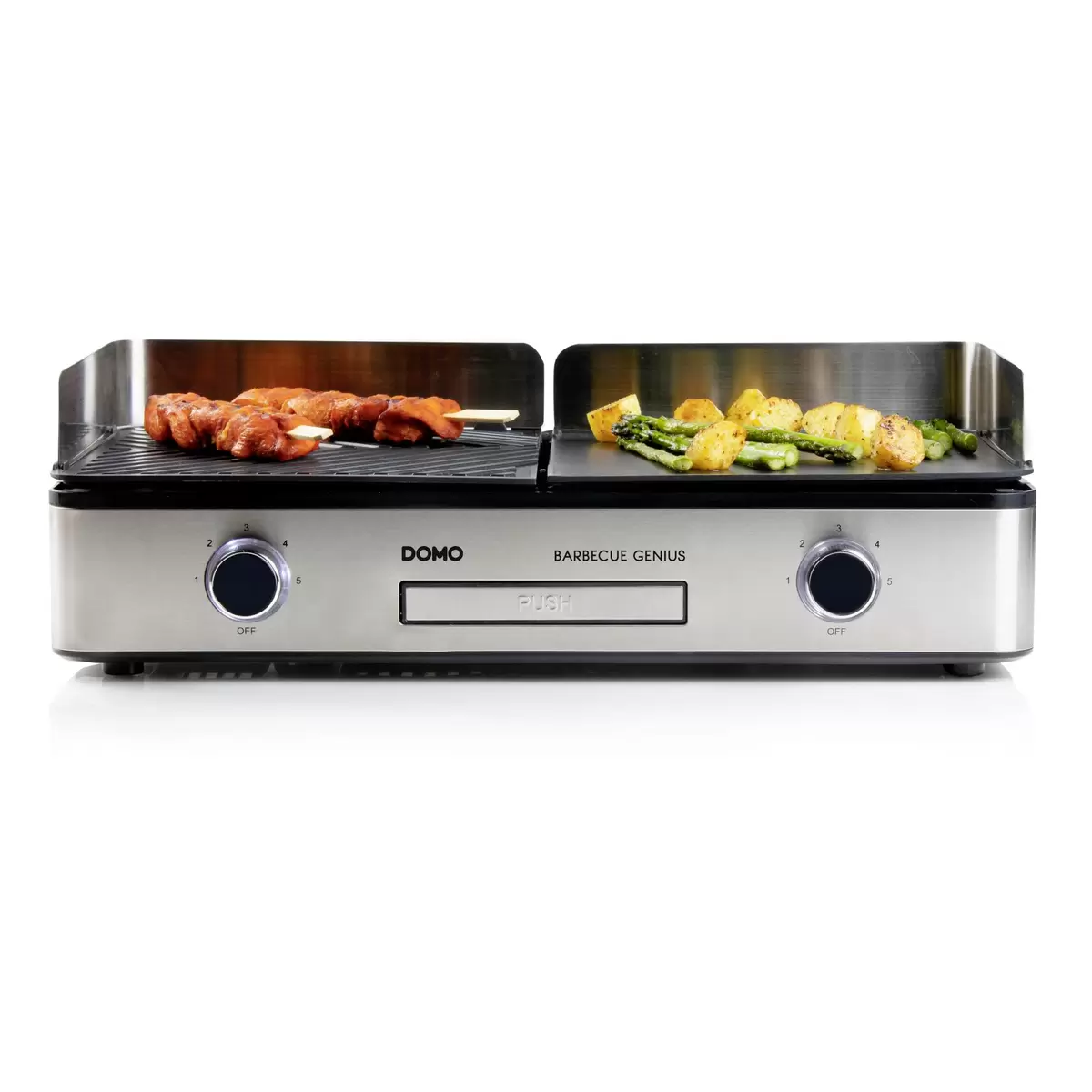 Elektrogrill Tisch Domo DO9259G Silber