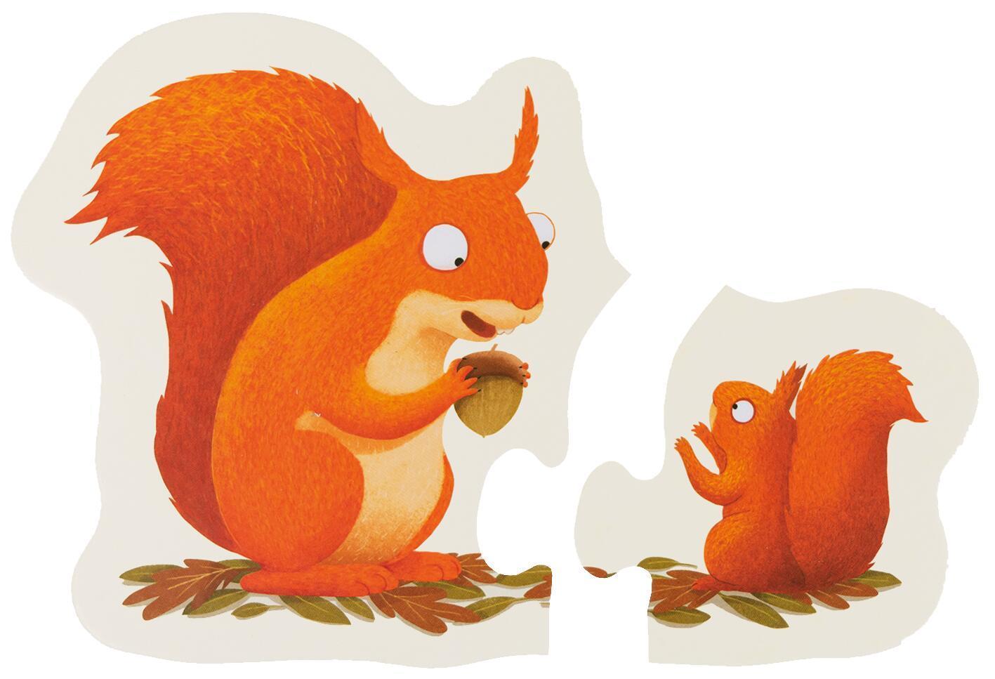 Mein erstes Puzzle: Wer wohnt im Wald?