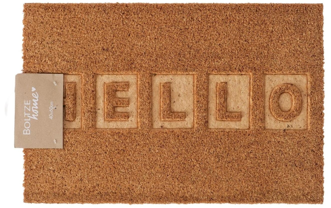 Fussmatte Hello 40 cm x 60 cmRobuste Türmatte