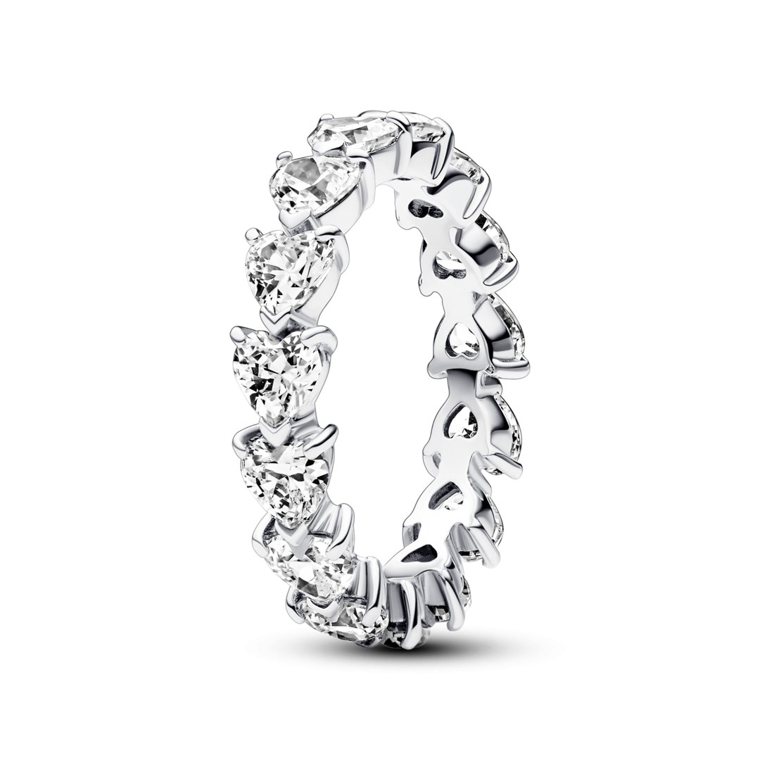 Pandora Timeless Herzreihe Ewigkeits-Ring 925 Silber