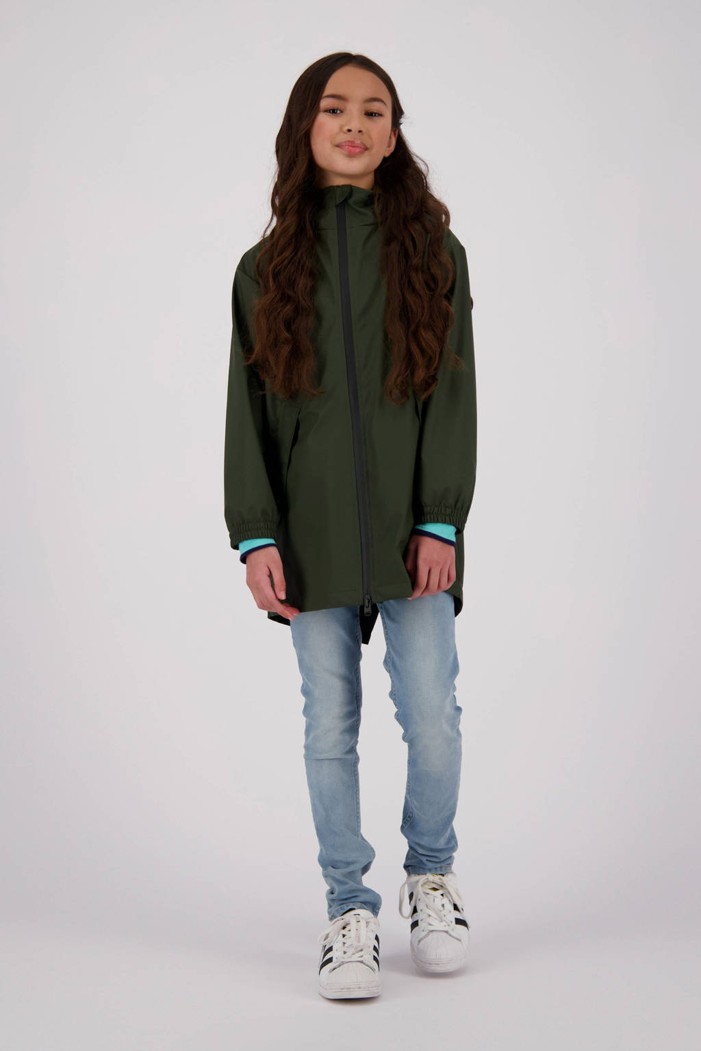 Vingino kids regenjas Thunder armygroen