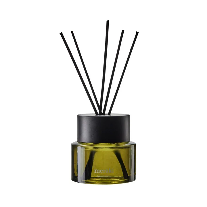 Meraki - Raumduft mit 5 Stäbchen, Lavender rain, 100 ml