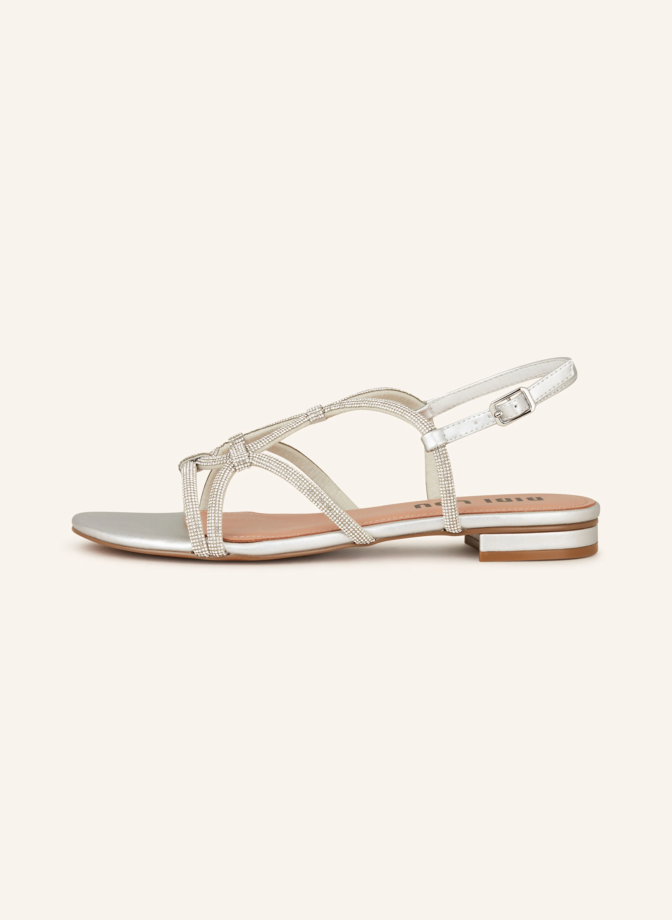 BIBI LOU Sandalen mit Schmucksteinbesatz