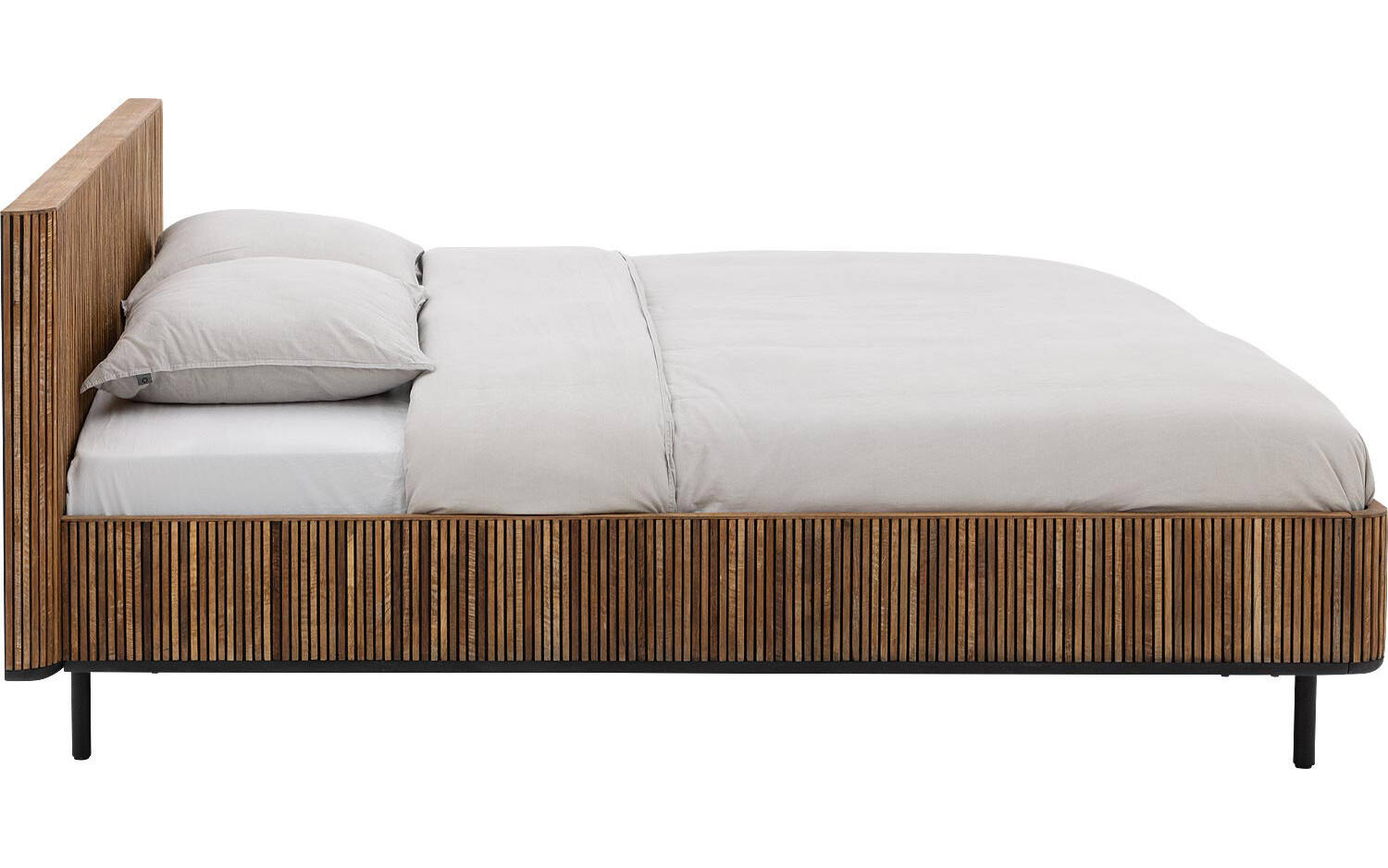 Goossens Bedframe Adel - 160 x 200 - Teak blank was - Hout