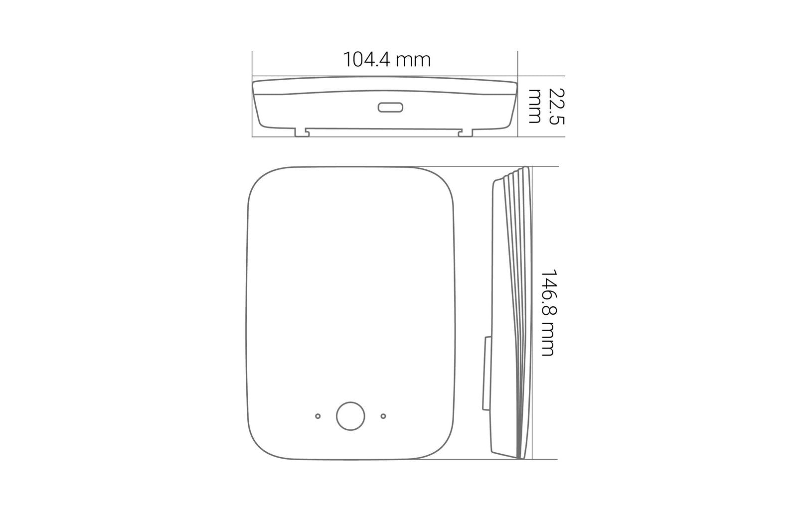 Smart Home Package Sturzsensor Fall Guard Professional<br>Intelligenter Sturzerkennungssensor inkl. Gateway