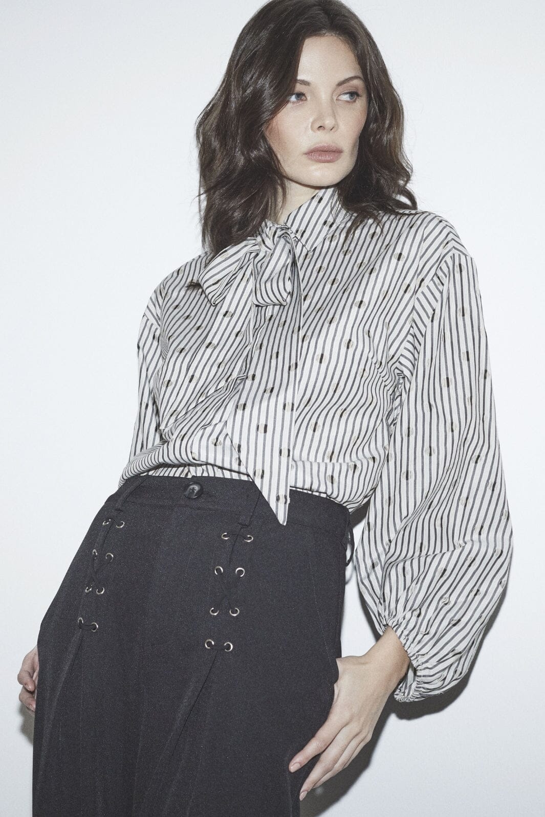 Co´Couture Trixiecc Dot Bow Shirt 35872