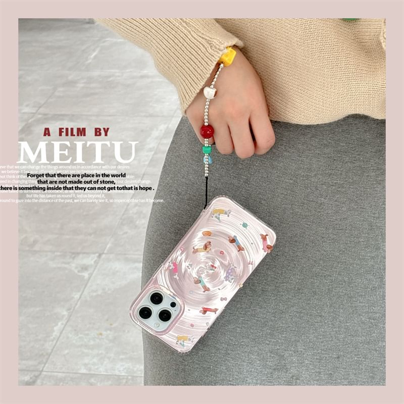Pixel Dream - Hondentelefoonhoesje / Bandje / Set - Apple iPhone 16 Pro Max / 16 Pro / 16 Plus / 16 / 15 Pro Max / 15 Pro / 15 Plus / 15 / 14 Pro Max / 14 Pro / 14 Plus / 14 / SE / 13 Pro Max / 13 Pro / 13