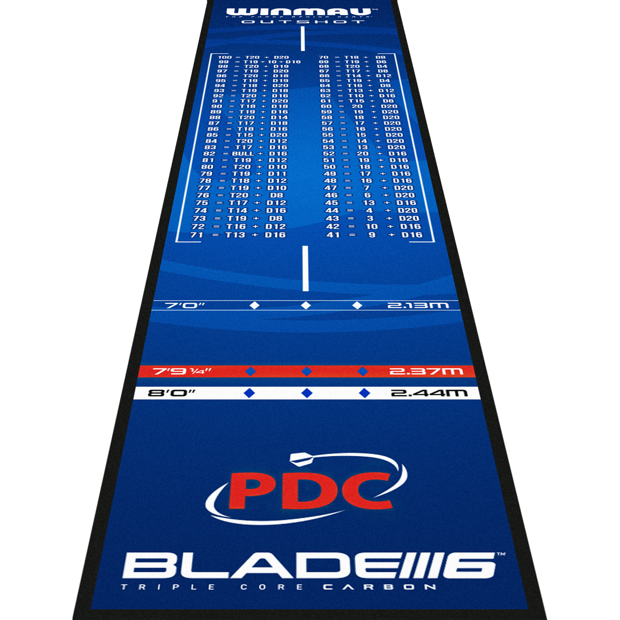 Winmau - Pro Zone Outshot Dartmatte