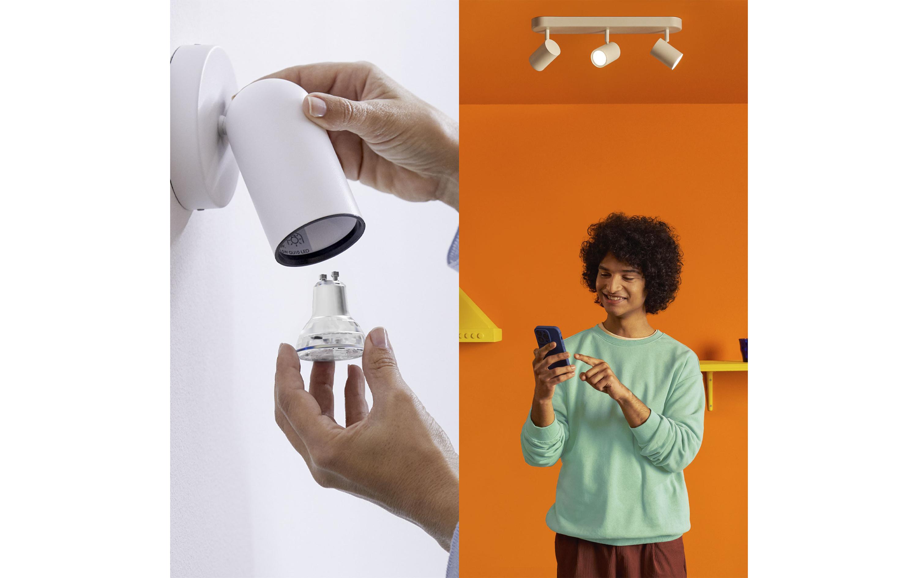 Leuchtmittel 50W GU10 Tunable White DoppelpackSmartes Leuchtmittel, steuerbar über Matter, WLAN