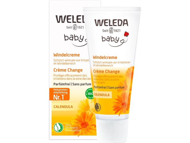WELEDA Wundschutzcreme Calendula 75 ml Parfumfreie Wundschutzcreme mit Calendula-Extrakt