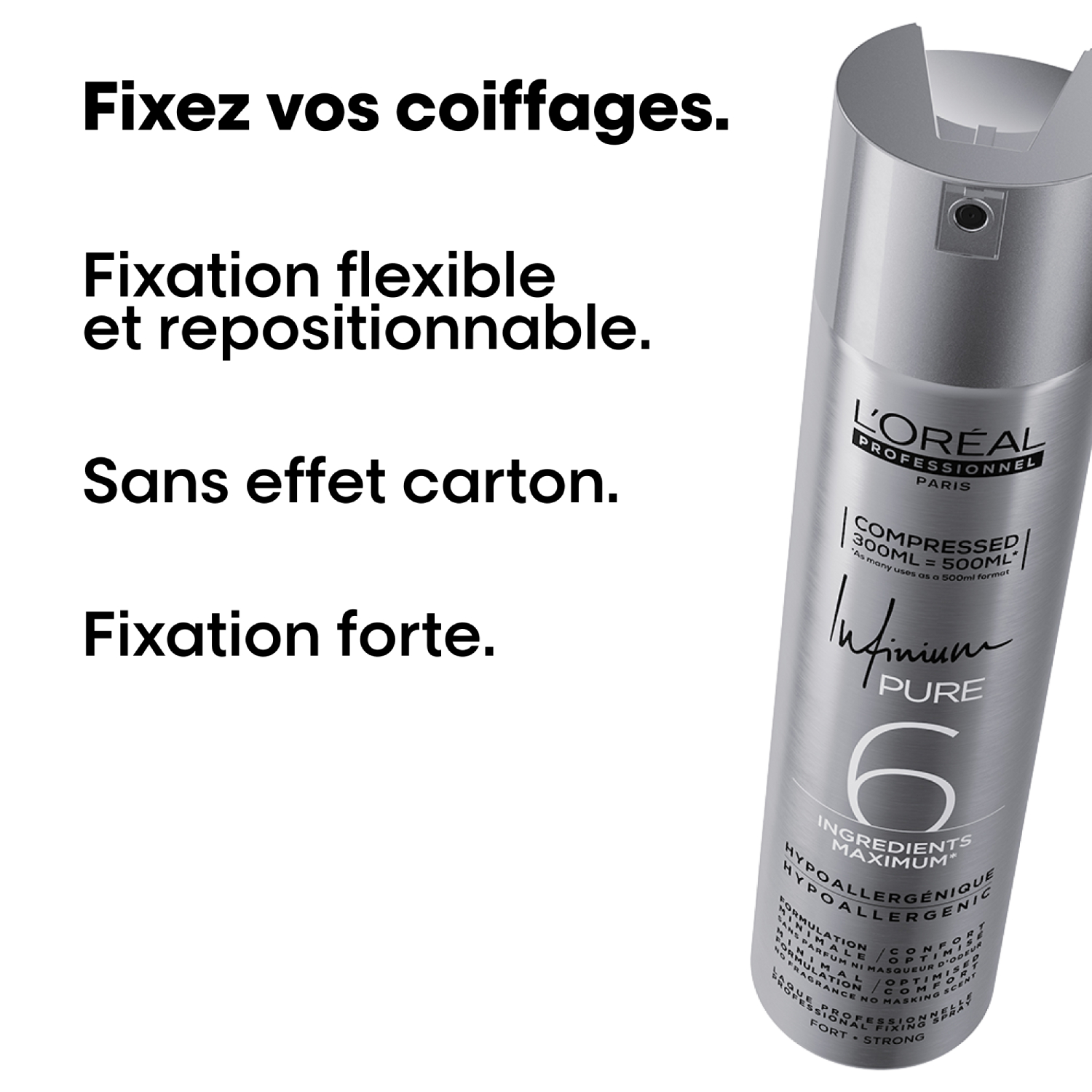 Laque Infinium Pure Forte L'Oral Professionnel 300 ML