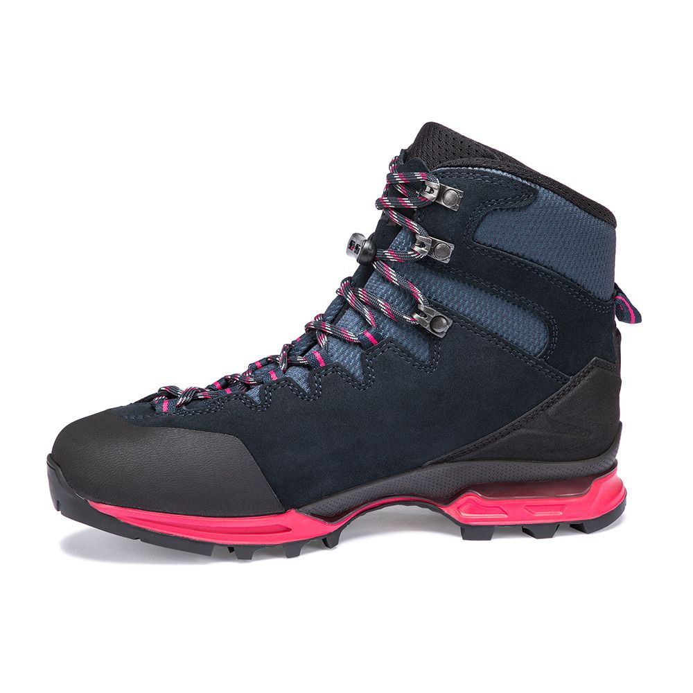 Hanwag MAKRA TREK GTX - Chaussures randonné Femme navy/pink