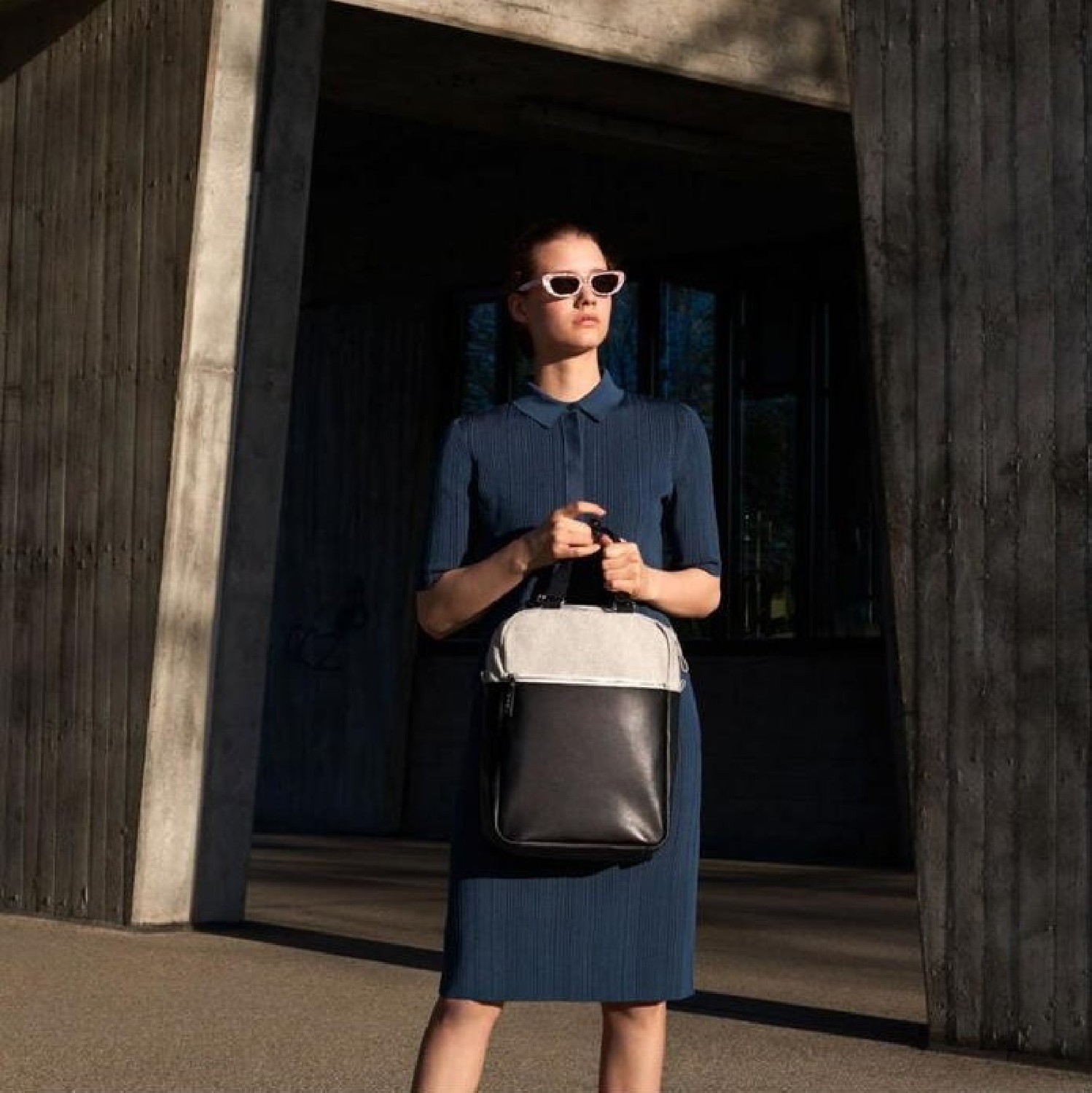 Qwstion Small Pack Raw Blend Leather Canvas