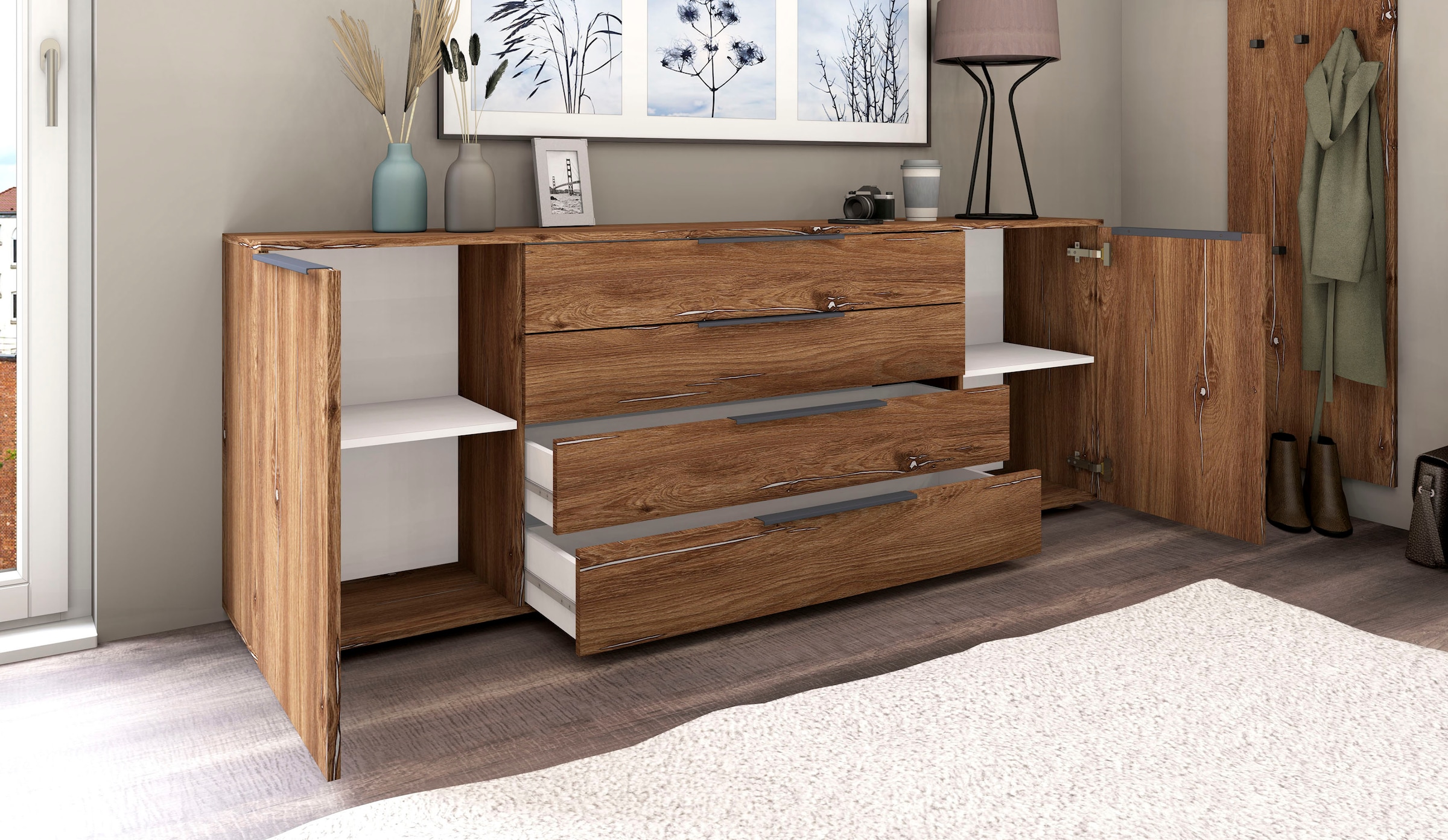 borchardt Möbel Sideboard »Tom« Breite 200 cm