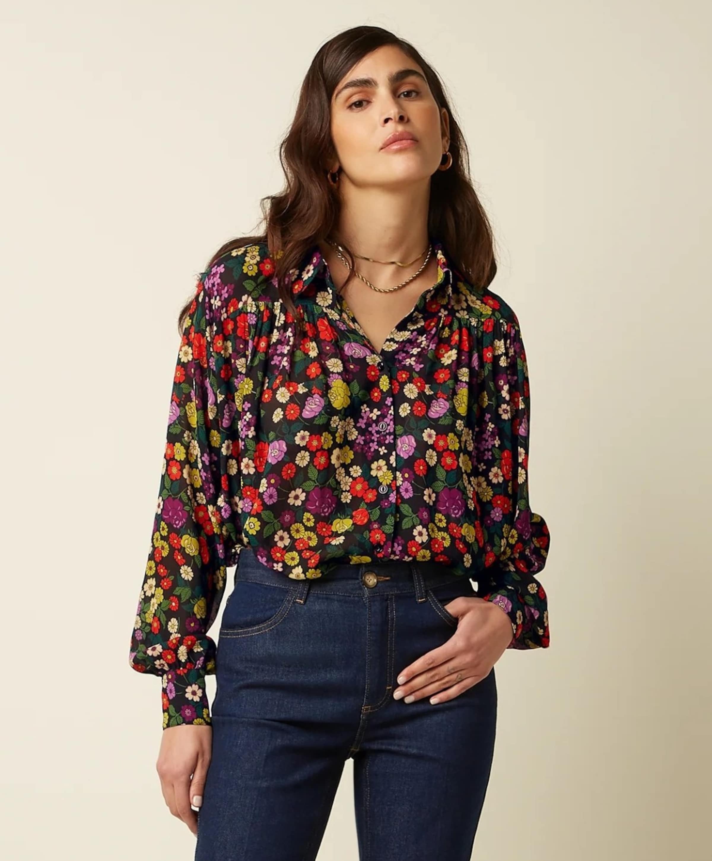 King Louie Dames blouse multicolor