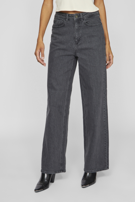 Vila grijze dames jeans