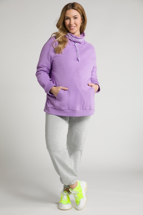 Bellieva-Sweatshirt, elastische Seitennähte, Langarm