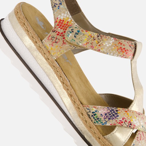 Rieker Sandalen beige Synthetisch