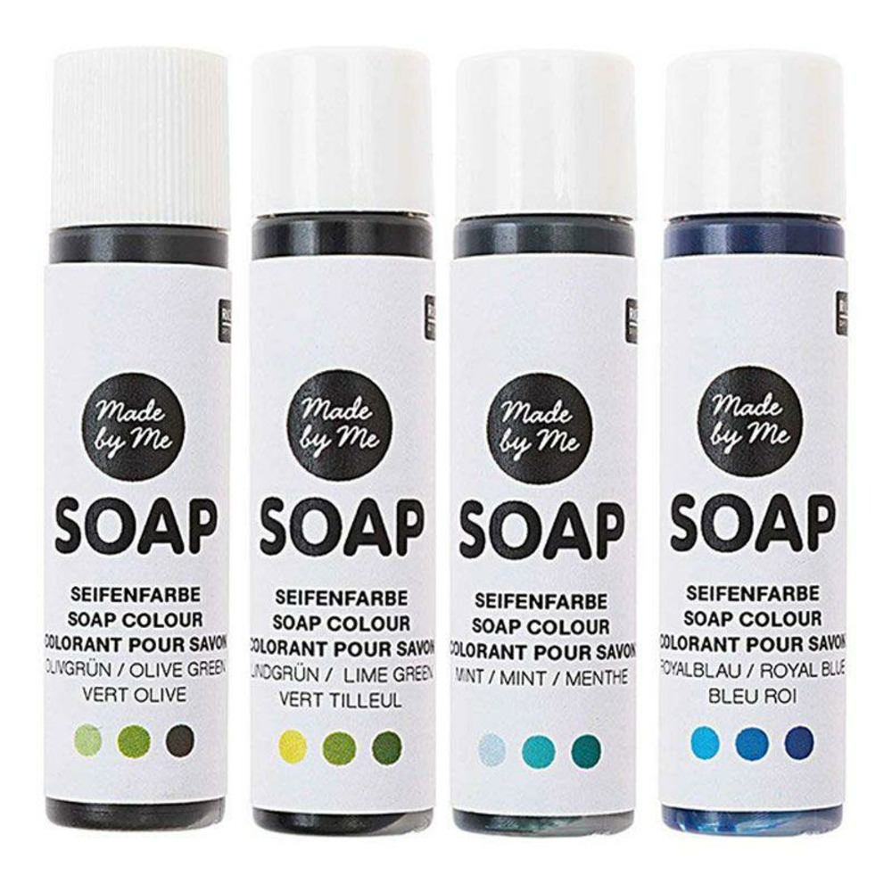 4 colorants 10 ml pour savon - aquatique