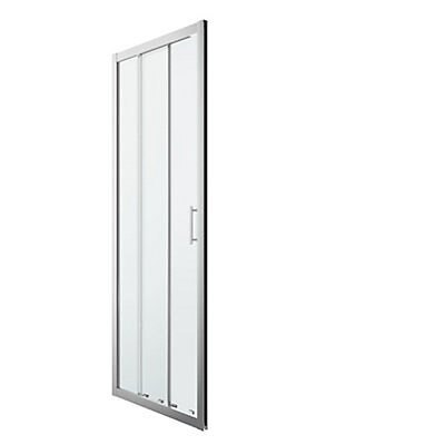 Porte de douche coulissante GoodHome Beloya transparente 80 cm