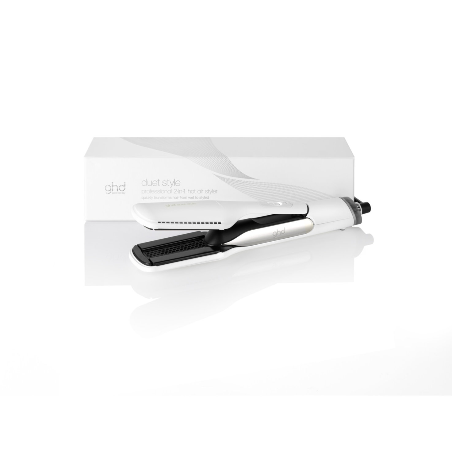 ghd 2 in 1 Hot Air Styler duet style white