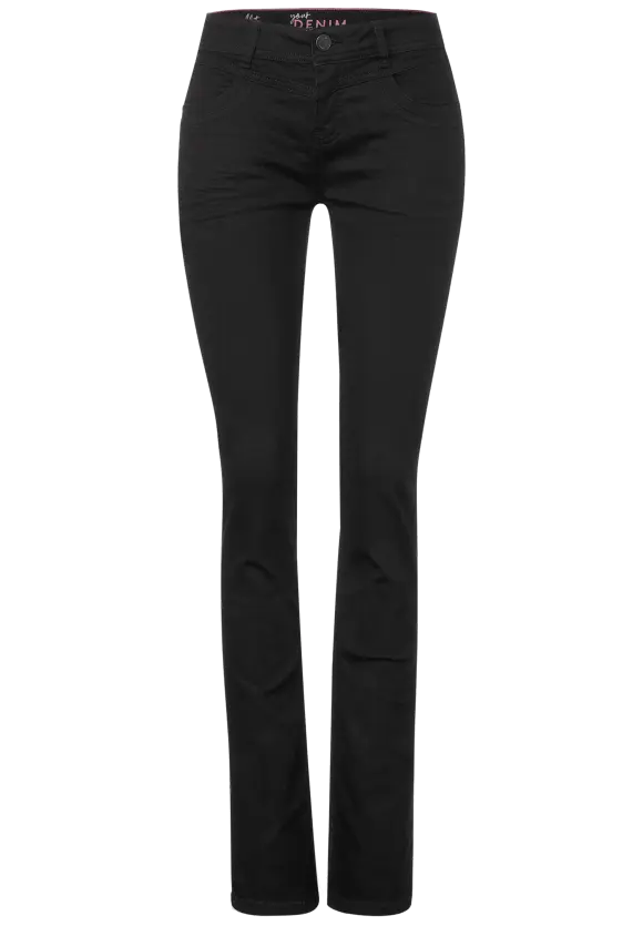 Dunkle Casual Fit Jeans - black rinsed wash