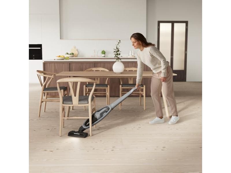 Electrolux Akku-Hand- und Stielsauger ES52AB21UG Grau/Schwa Kabelloser Staubsauger im handlichen Standdesign