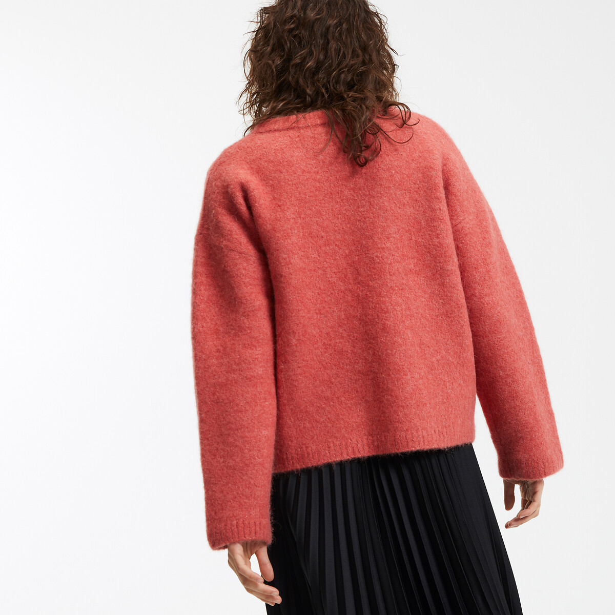 COLEÇÕES LA REDOUTE<br>Suéter em lã mista e alpaca, Assinatura IGNACE