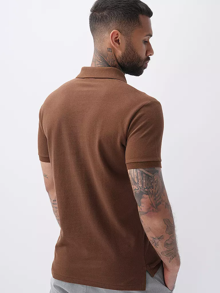 POLO RALPH LAUREN Poloshirt Slim Fit braun