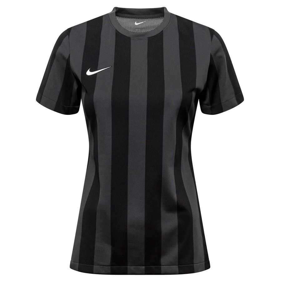 Nike Maillot Dri-FIT Striped Division IV - Gris/Noir/Blanc Femme