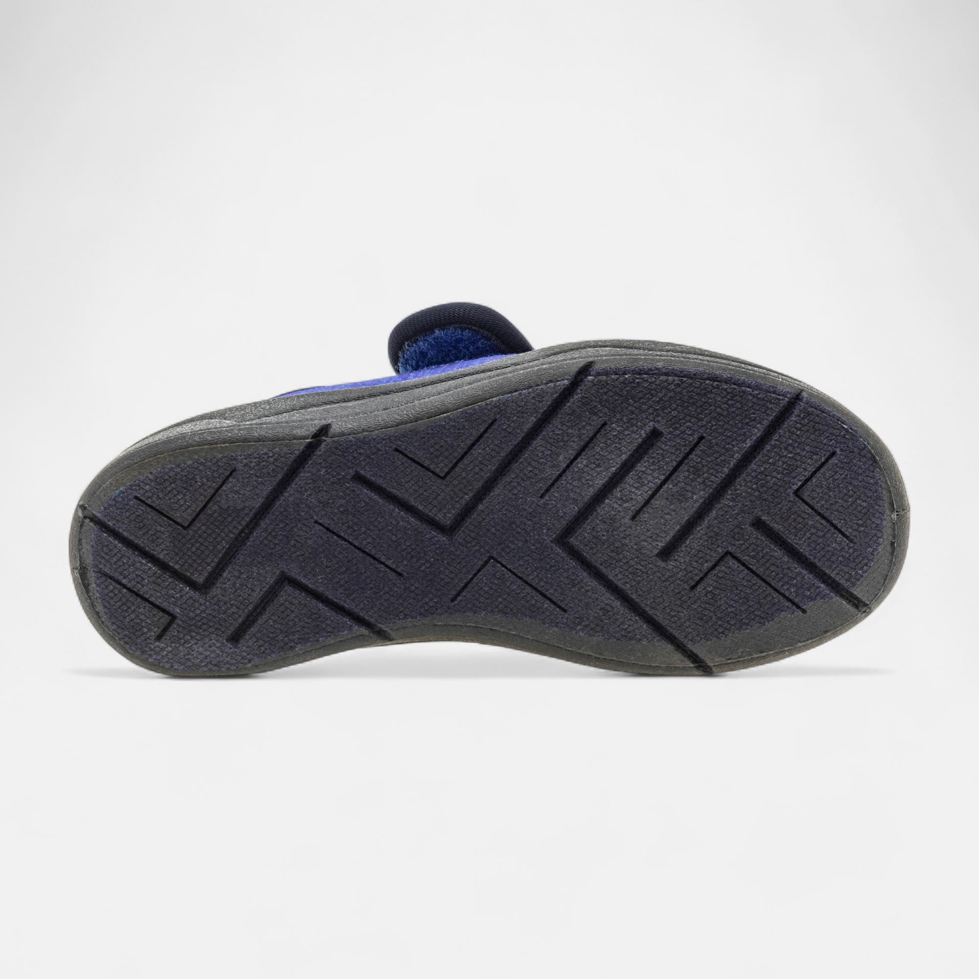 Pantoufles attaches velcros Garçon bleu marine