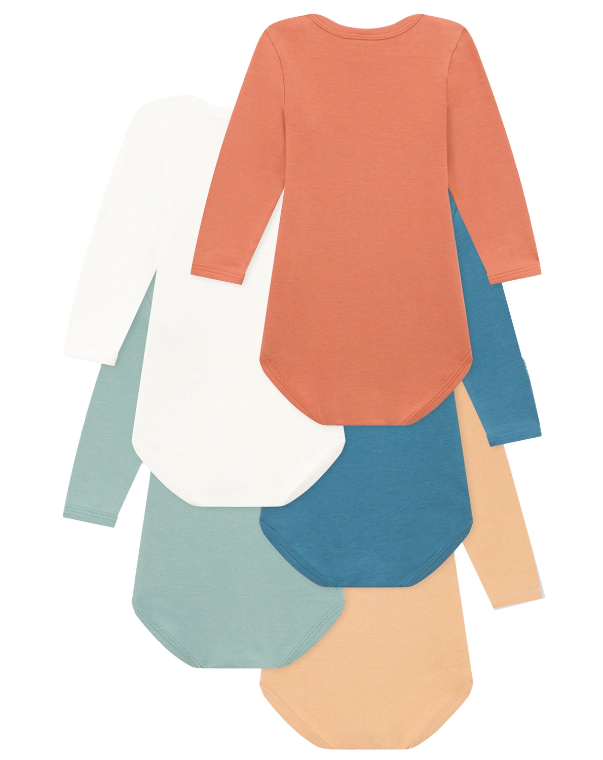 Langarm-Body WEEKDAYS 5er Pack in bunt
